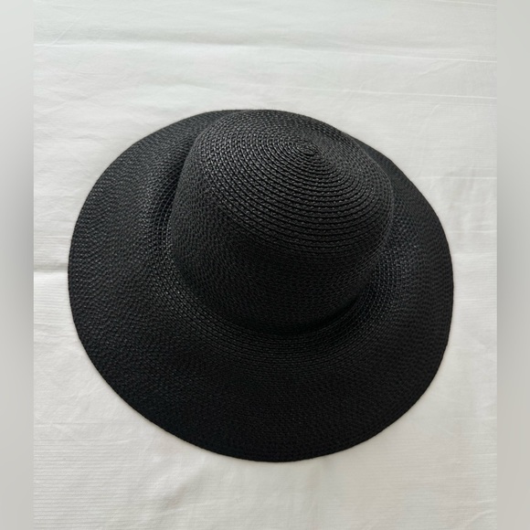 Eric Javits ‘Hampton’ Straw Hat in Black 🖤 EUC! - Picture 3 of 10